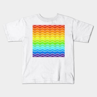 Raibow colour pattern Kids T-Shirt